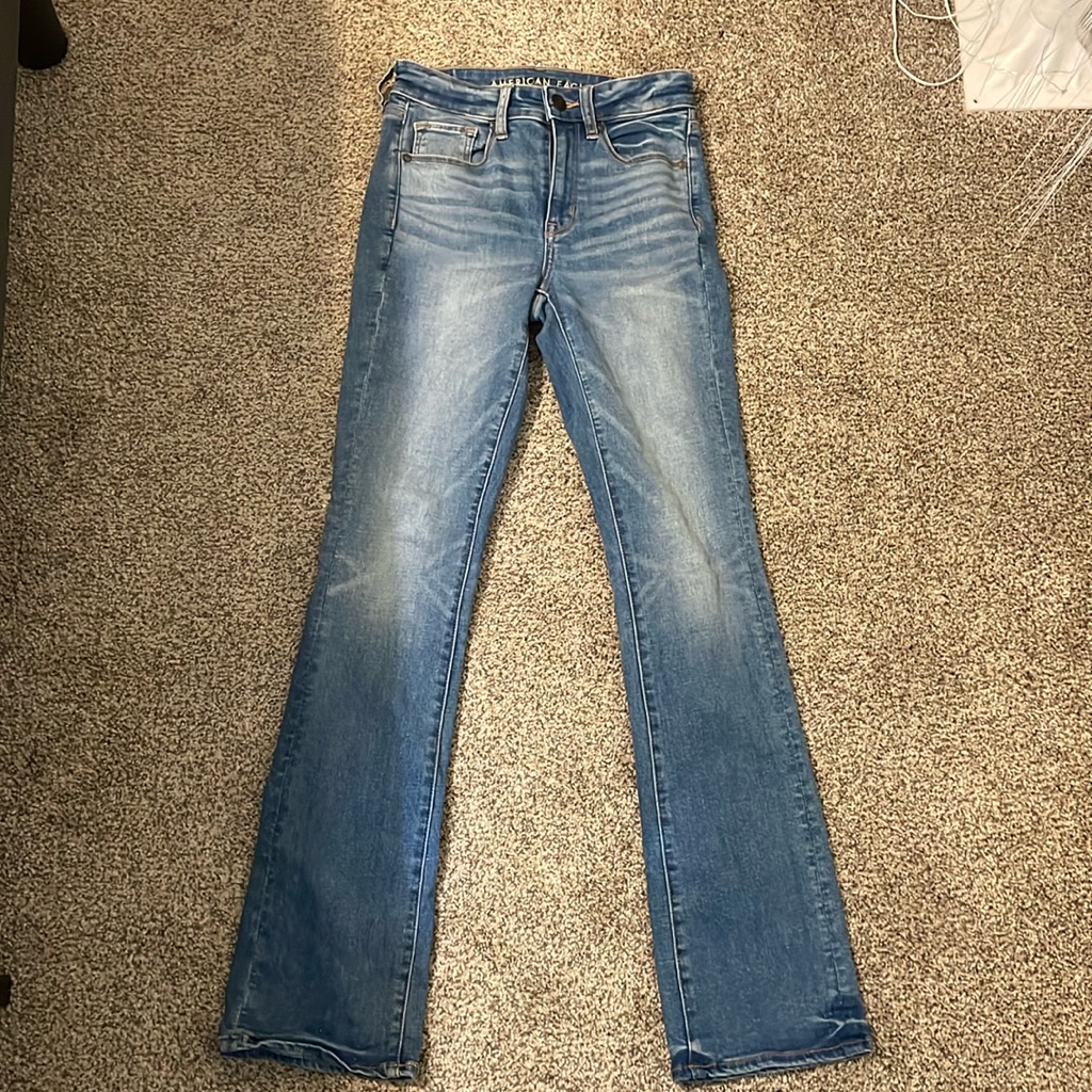 Blue Boot Cut Jeans
